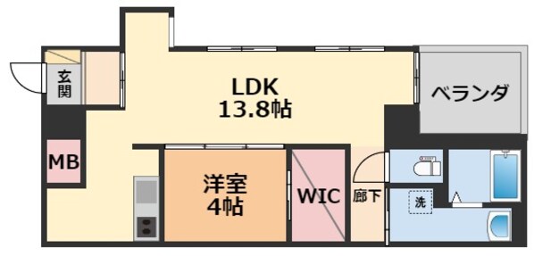 モンテ・ルーチェ喜与町の物件間取画像